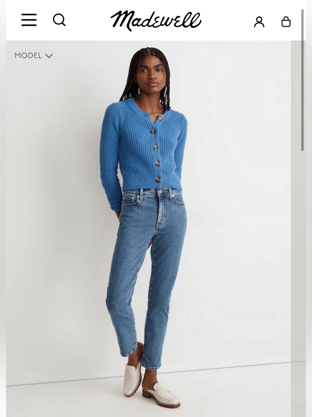 Madewell The mid rise perfect jeans